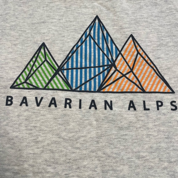 RARE Champions Bavarian Alps sweatshirt size M grey - Picture 3 of 6